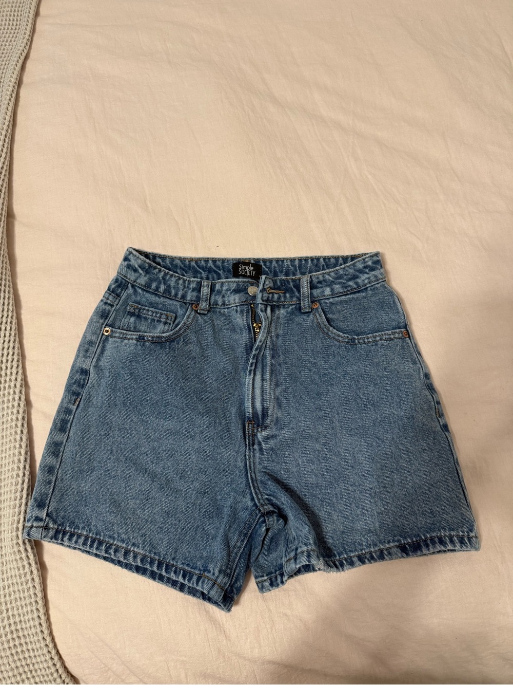 Simply Couture Classic Blue Denim Jean Shorts